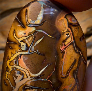 48-Hour VIP Crazy Offer 123.1cts - Tribal Queensland Boulder from Yowah Picture Stone