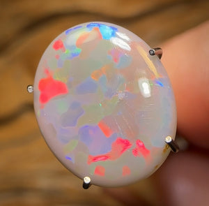 2.55cts - ‘Red Camo’ GEM Lightning Ridge Dark Opal