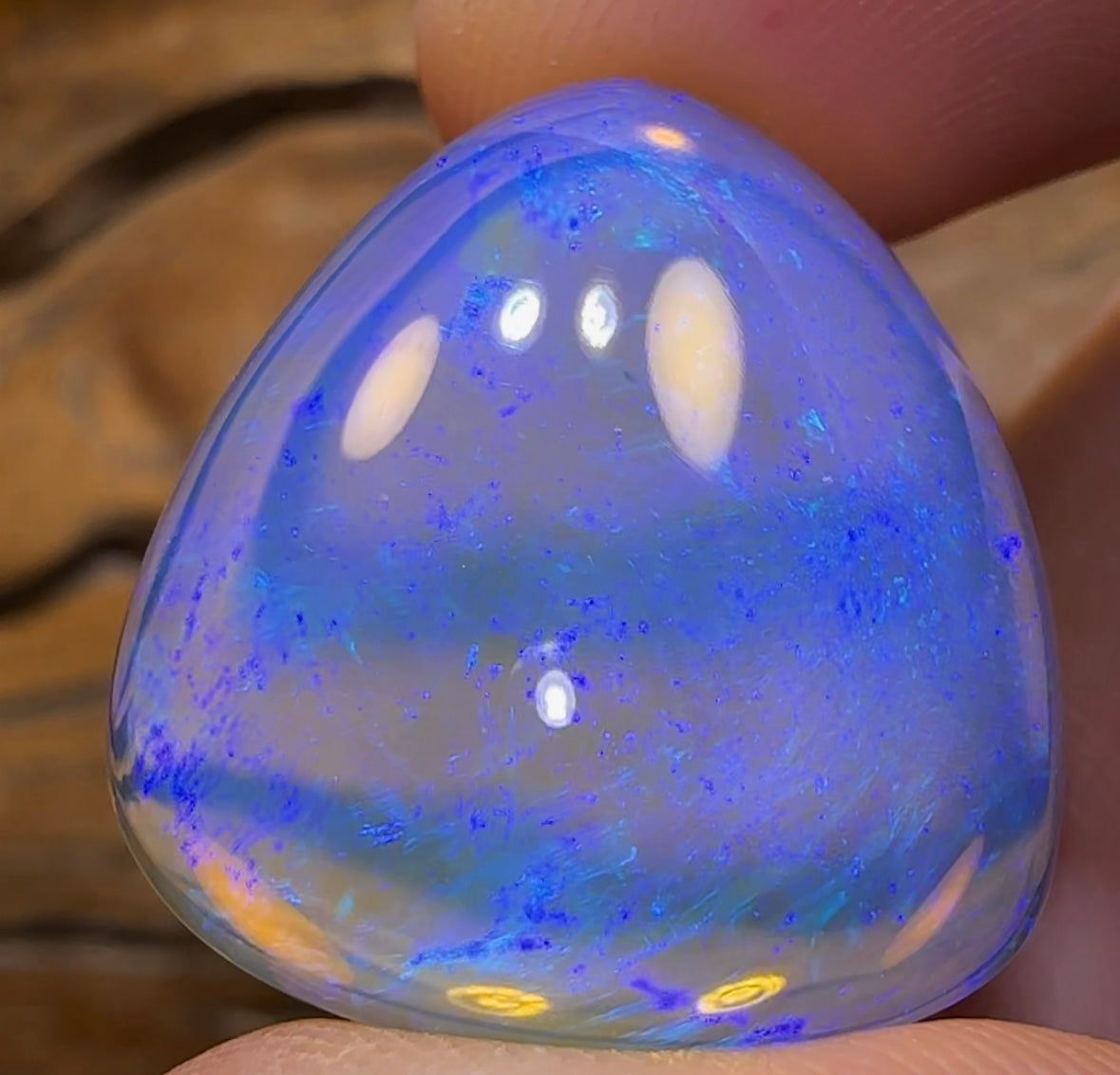 41.7cts - BIG GEM Lightning Ridge Crystal Opal. Heritage Collection - Opal Whisperers