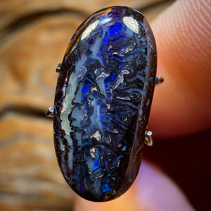 6.1cts - Dark Tribal Yowah Nut Opal. Australian Opal