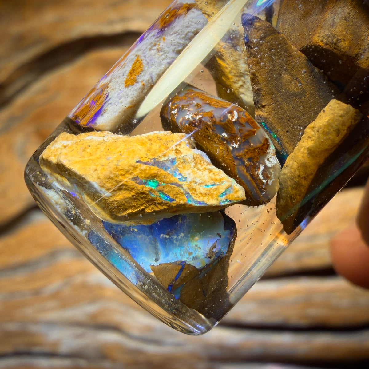 42.9cts - Yowah Nut Opal Rough Vial
