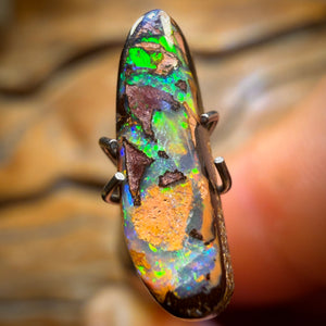 🔨 AUCTION 🔨 Reserve 💎 High Roller Banger Auction 💎 1.8cts - Yowah Nut Kernel Opal. Australian Boulder Opal