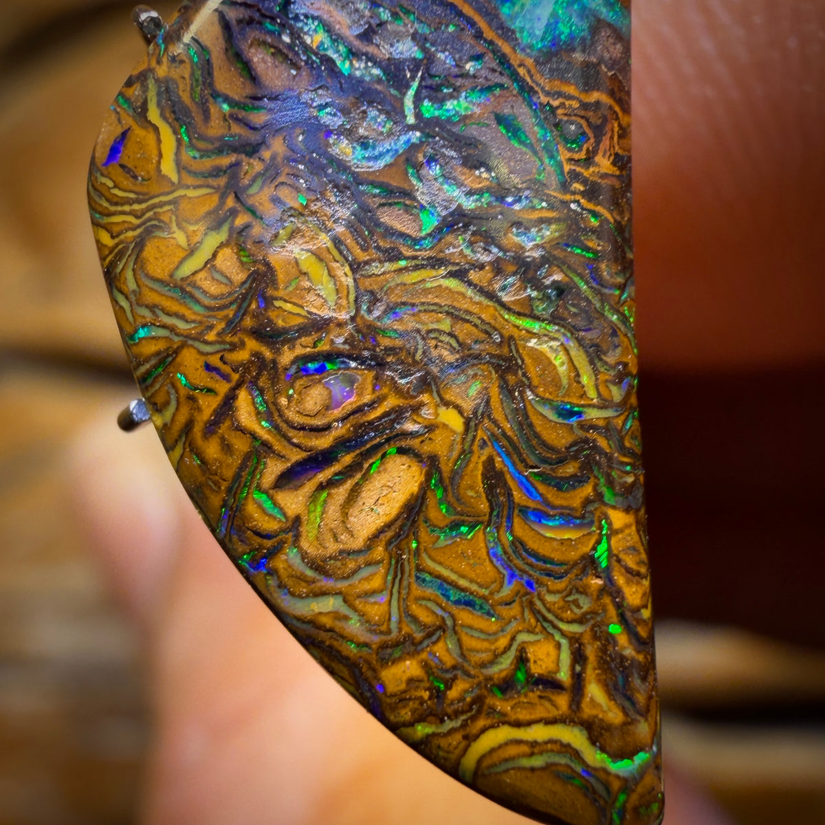 TGIF 9.1cts - Yowah Nut Tribal Opal. Australian Boulder Opal