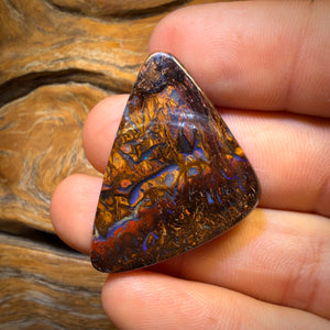 57.6cts - Tribal Yowah Nut Opal. Double Sided