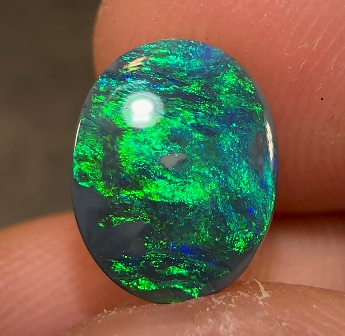1.9cts - Solid Lightning Ridge Black Opal “Heritage Collection” - Opal Whisperers