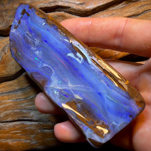 920.5cts - Queensland Boulder Seam Opal Rough Rub Piece