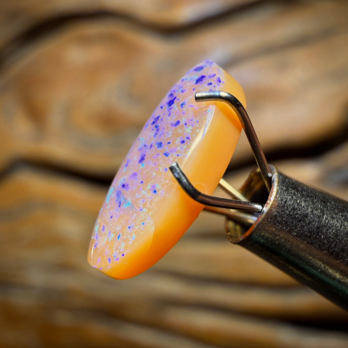 2.2cts - Unique Light Purple Solid Australian Boulder Crystal Opal