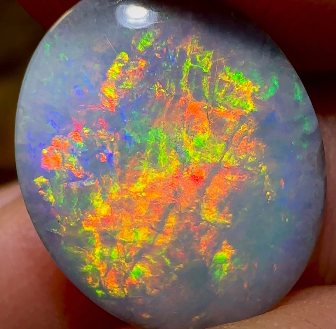 4.4cts  - South Australian Dark Opal from Mintabie - Opal Whisperers