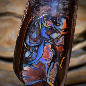 59.7cts - Tribal Australian Boulder Opal from Koroit. Double Sided