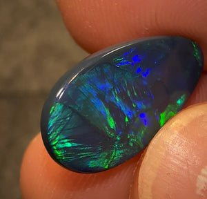 4.3cts - “Heritage Collection” Lightning Ridge Solid Black Opal - Opal Whisperers