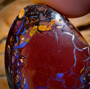 68.4cts - Tribal Pair 1 Queensland Boulder Opal. Australian Opal