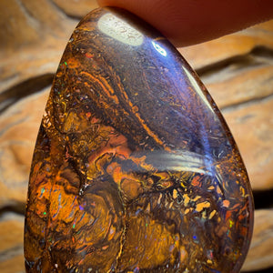 60.6cts - Tribal Yowah Nut Opal. Australian Opal