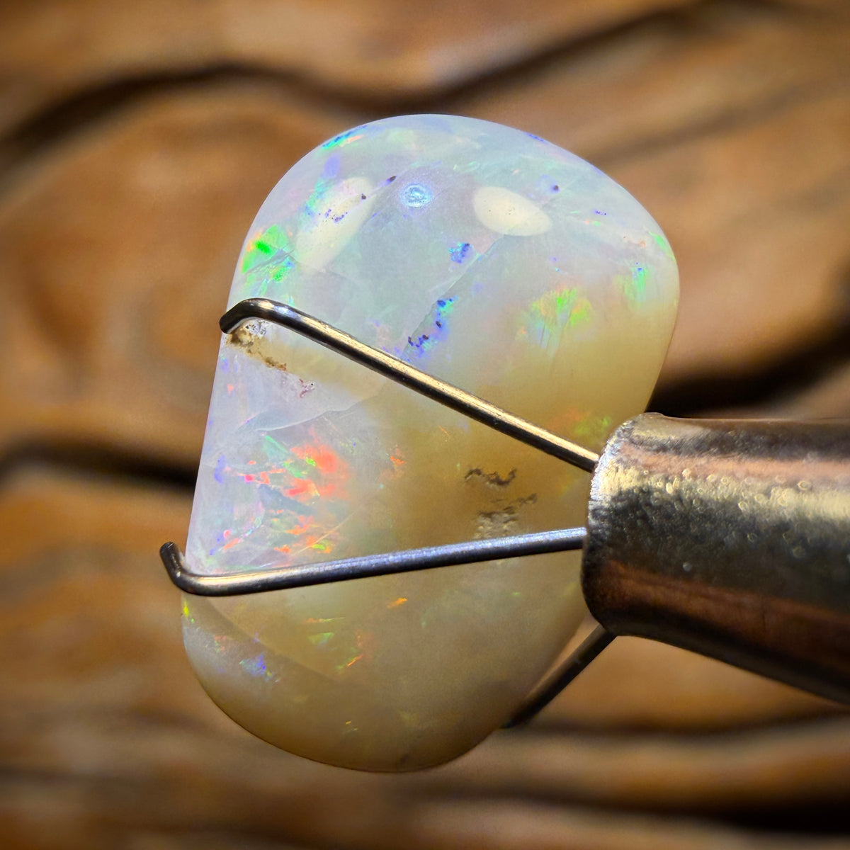 🔨 AUCTION 🔨 No Reserve 5.9cts - South Australian White Opal from Coober Pedy