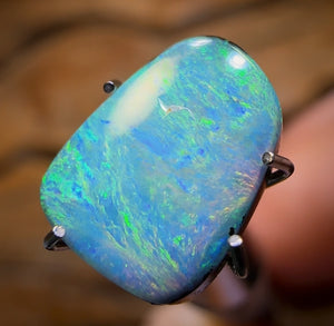 1.65cts - Queensland Boulder Seam Opal Scandinavian Blue