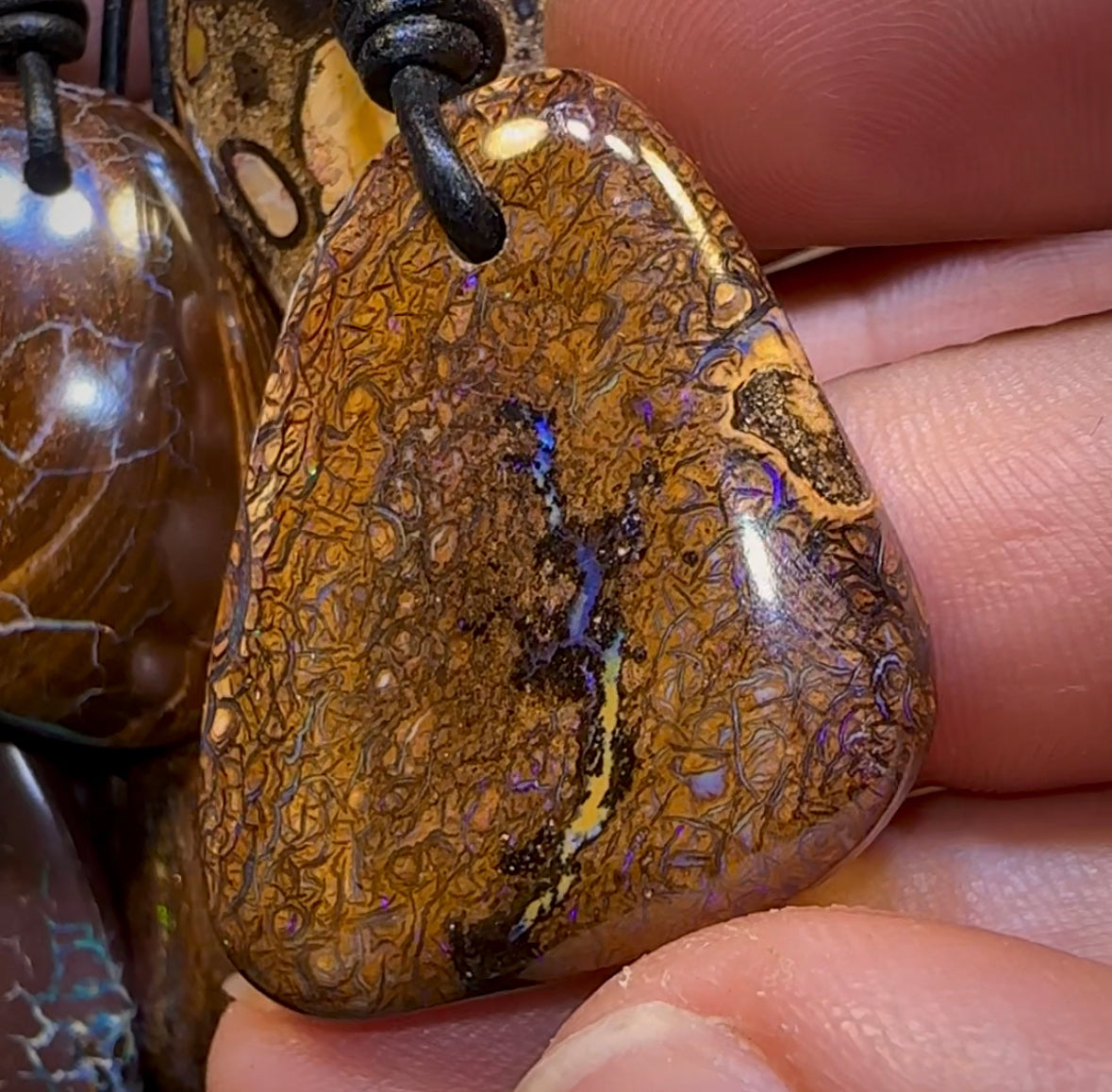 10x Drilled Yowah Boulder Opals. Bulk Wholesale Dealers Package - Opal Whisperers