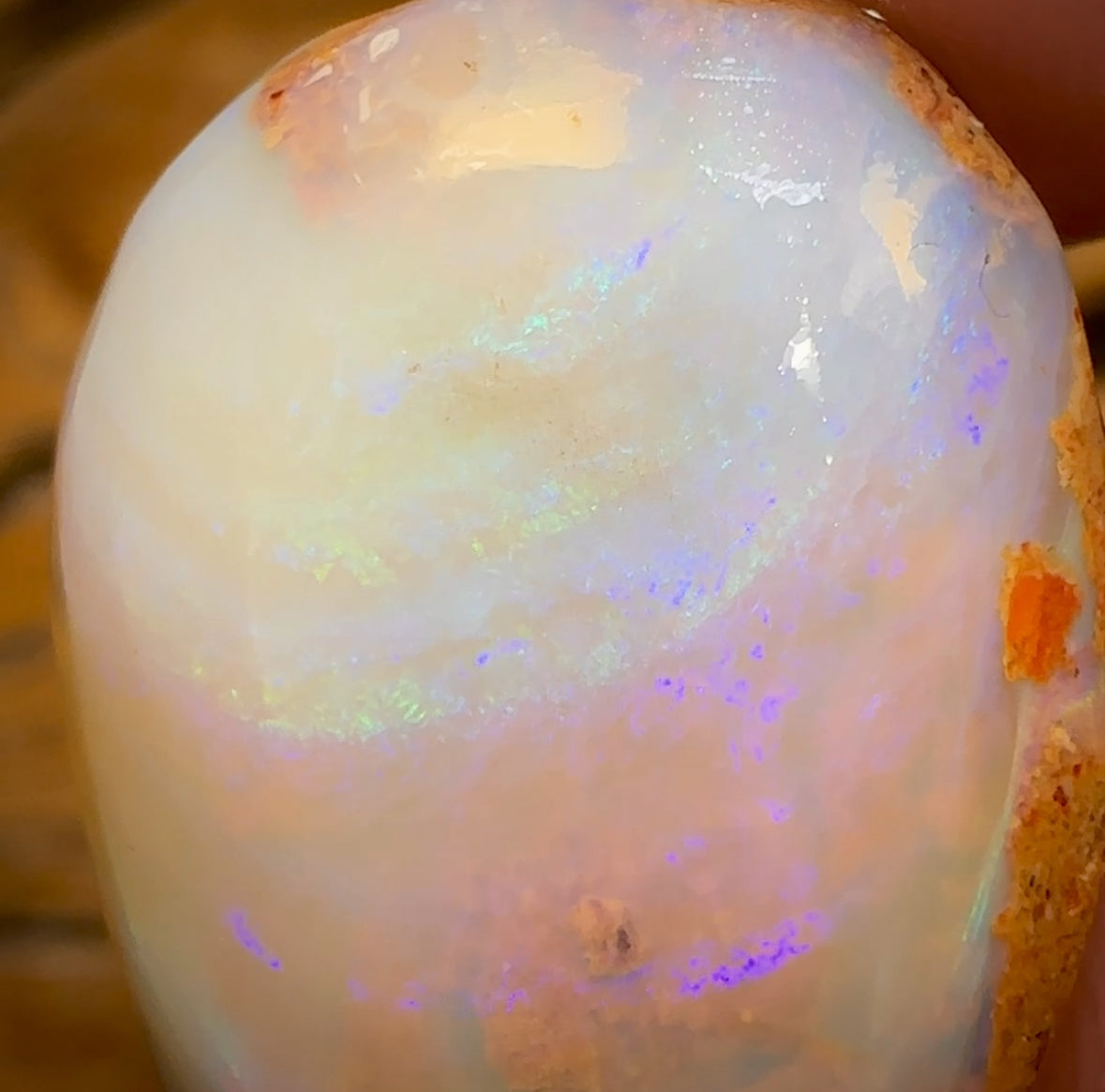 51.8cts - Boulder Pipe Opal Rub. Australian Opal