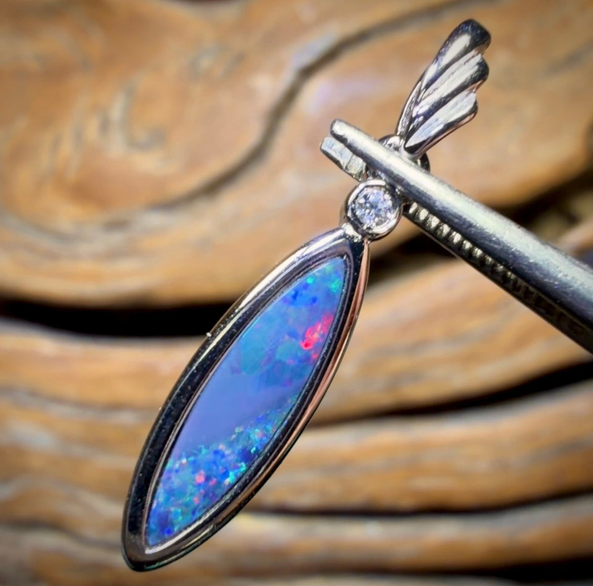 🔒Sterling Silver - WHOLESALE 9 PIECE PENDANT PARCEL. Australian Boulder Opal Doublet Jewellery