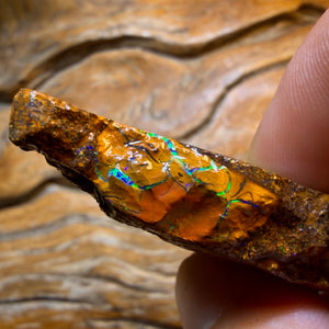 TGIF 154.4cts - TOP CUTTER Yowah Nut Conglomerate Opal Rough Piece