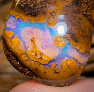 26.1cts - Rare Yowah Nut Double Crystal Centre Opal