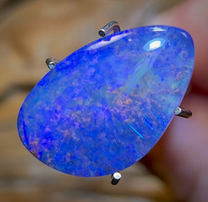 2.25cts - “Electric Shallows” Queensland Boulder Seam Opal