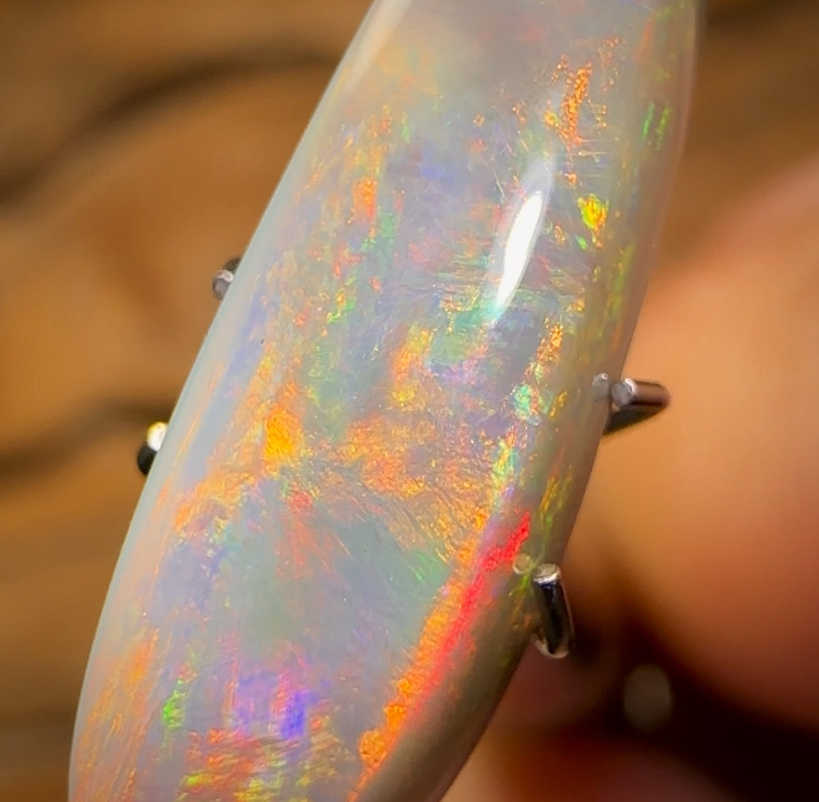 5.1cts - Lightning Ridge Dark Opal Great Size