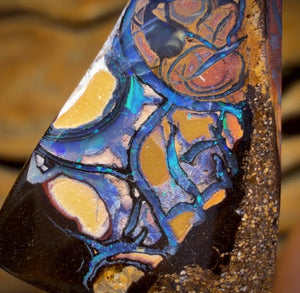 28.2cts - Tribal Yowah Nut Opal. Australian Opal