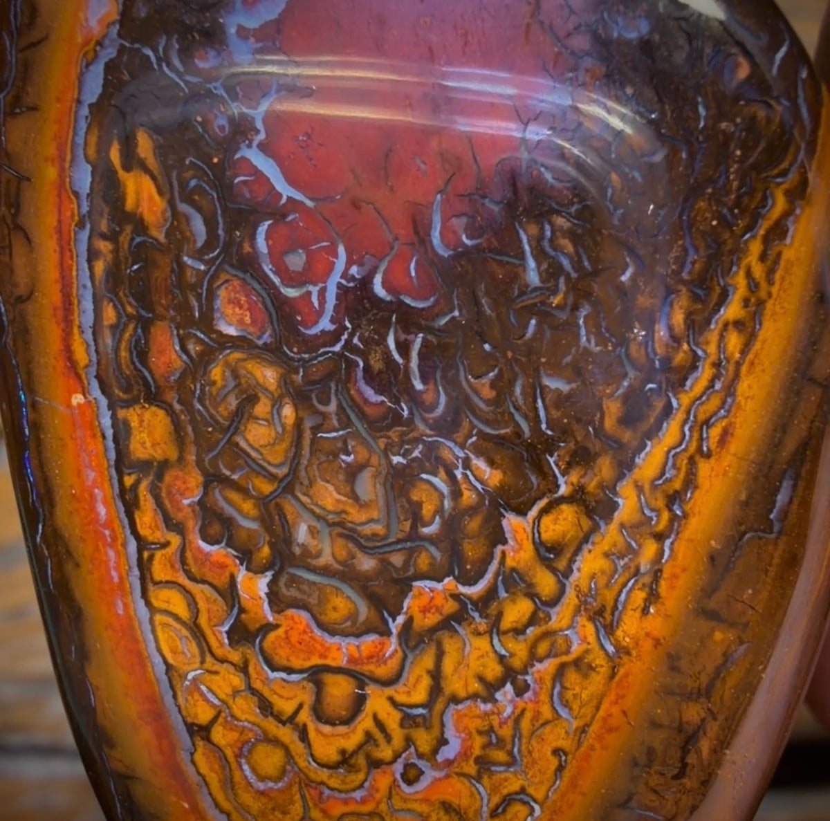 114.1cts - Tribal Yowah Nut Opal. Australian Opal