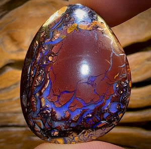 68.4cts - Tribal Pair 1 Queensland Boulder Opal. Australian Opal
