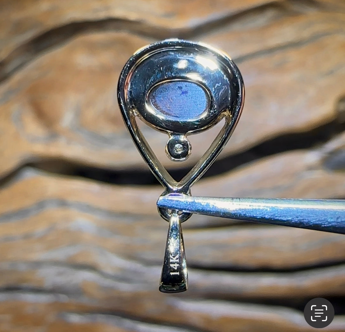 14k Gold - Queensland Boulder Opal Doublet Pendant - Opal Whisperers