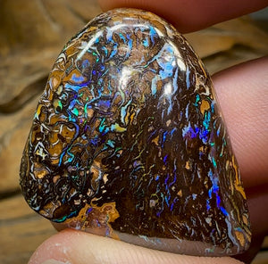 80.6cts - Yowah Nut Opal. Tribal Pattern