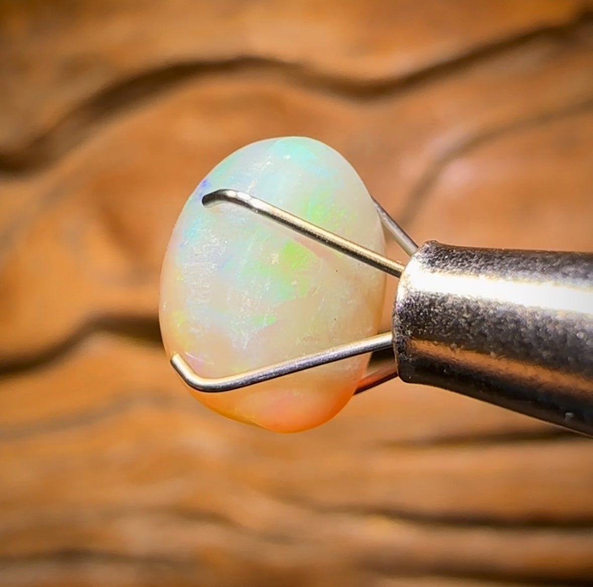 3.6cts - Lightning Ridge Golden Crystal Opal Great High Dome