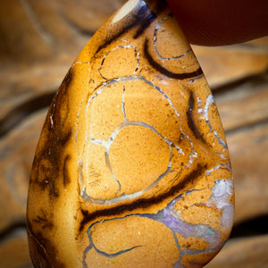 19.1cts - Tribal Yowah Nut Opal. Australian Opal Bargain