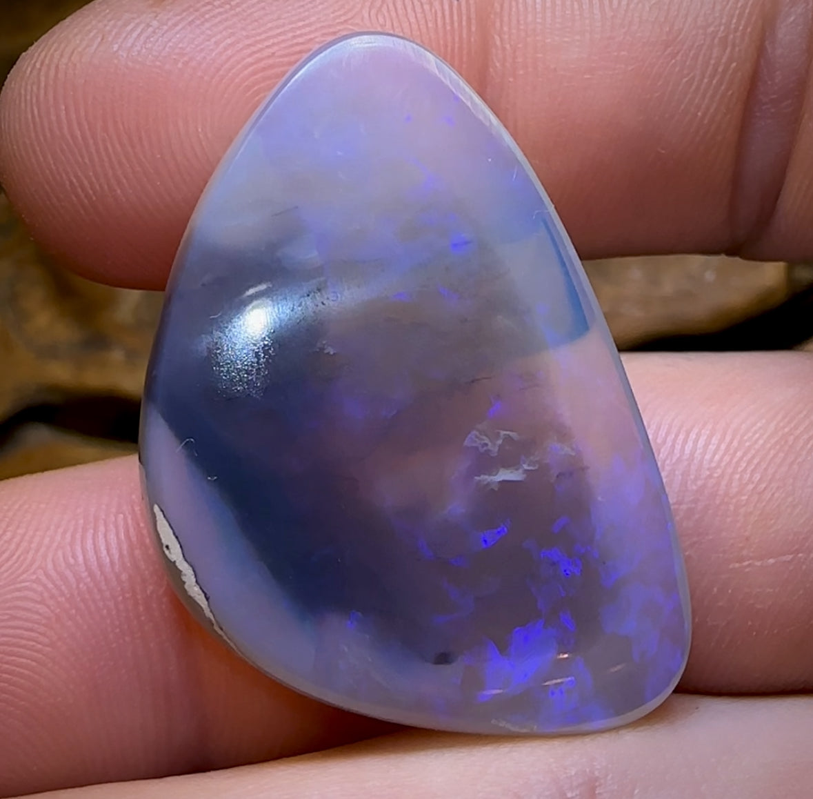 41.1cts - Huge Lightning Ridge Semi Crystal Opal