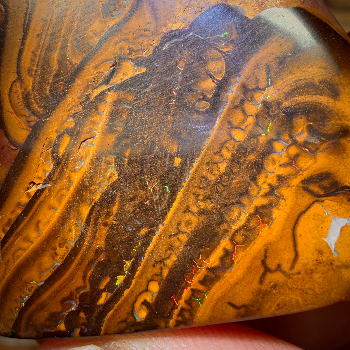 116.9cts - Tribal Australian Boulder Opal Massive Stone Bargain