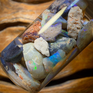 Wildcard! 63.6cts - Lightning Ridge Opal Vial