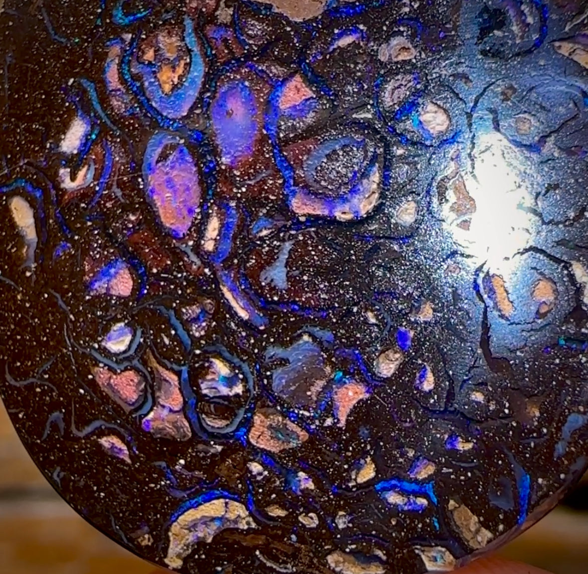 62.6cts - Tribal Yowah Nut Opal. Australian Opal