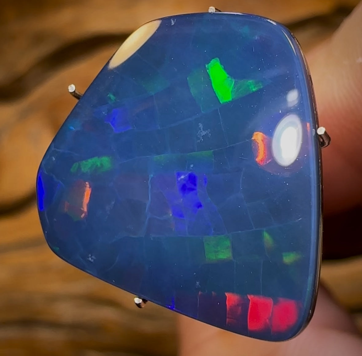 7.5cts - Best of the Best TOP Lightning Ridge Black Opal Doublet