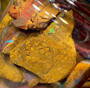 120.6g - Jar of Rough Australian Boulder Opal