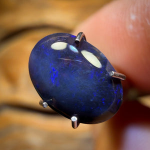 Bargain Card! 1.1cts - Black Opal from Lightning Ridge