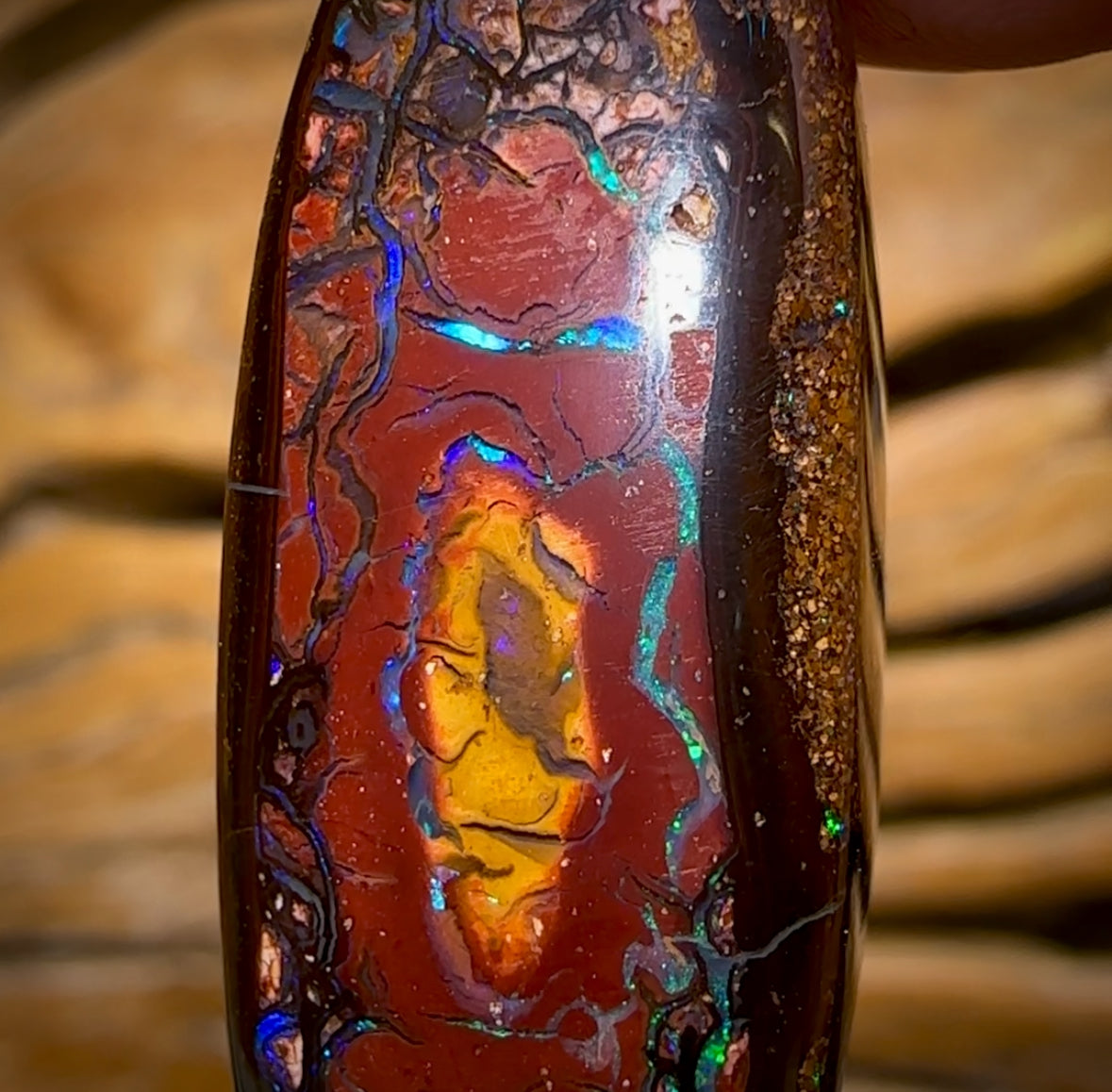 39.4cts - Tribal Queensland Boulder Opal. Australian Opal