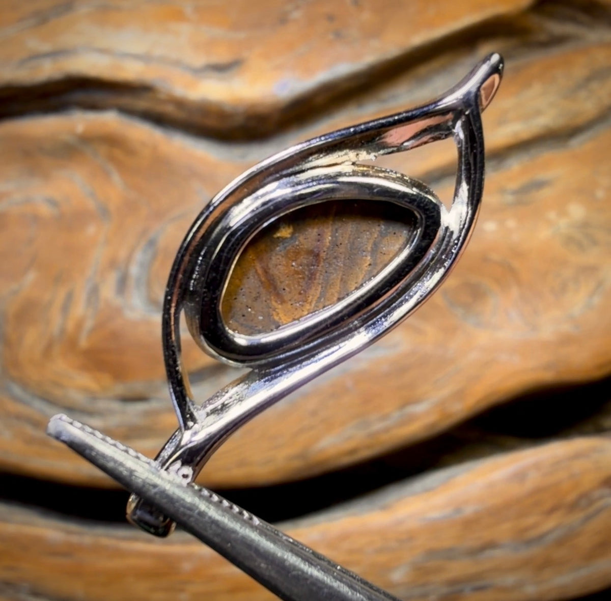 Sterling Silver - Queensland Boulder Opal Doublet Pendant