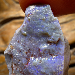 25.4cts - Lightning Ridge Dark Opal Rough Piece