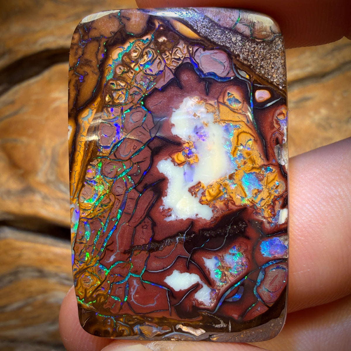 97.2cts - Large Tribal Australian Boulder Opal from Yowah
