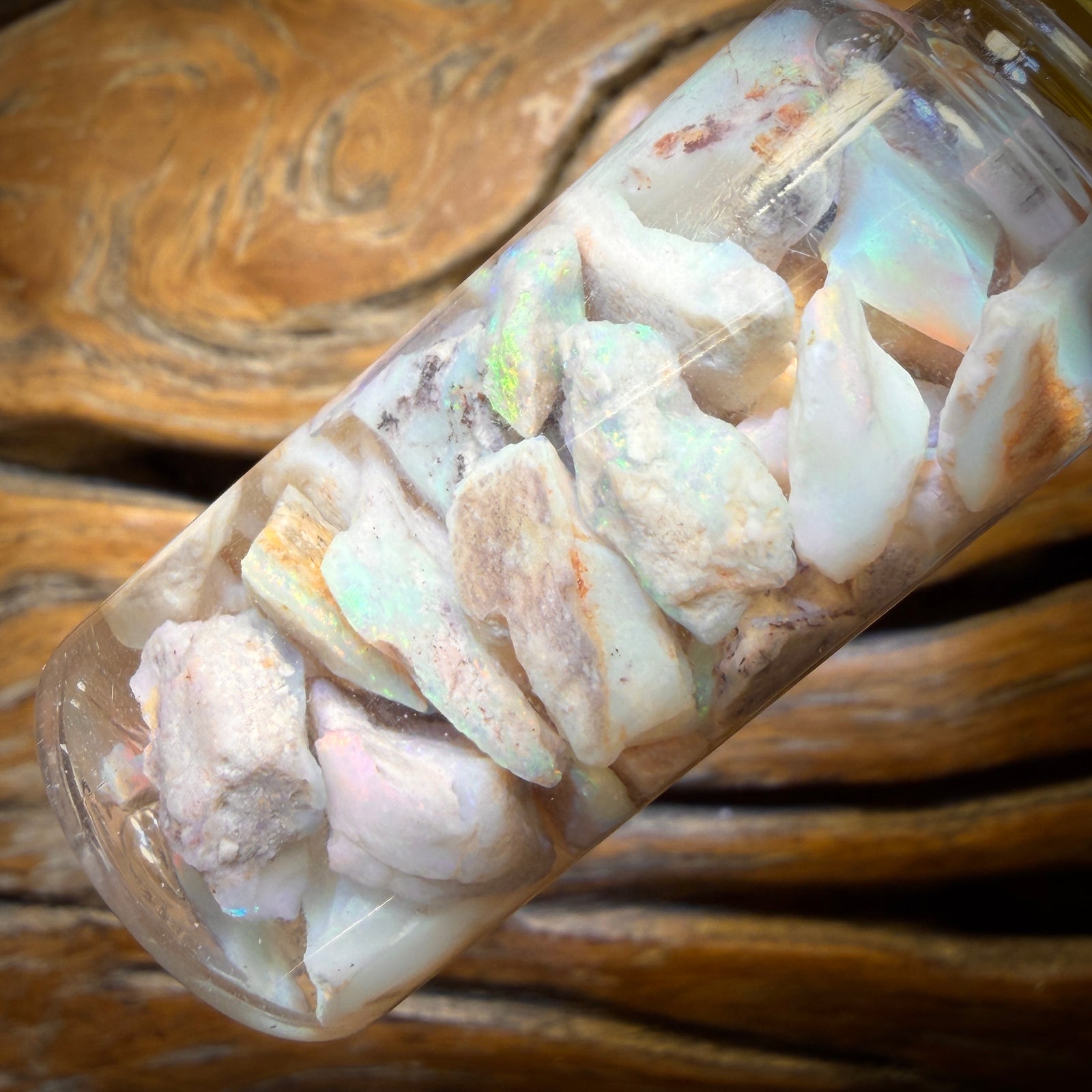 97.8cts - Vial of South Australian Rough Opal