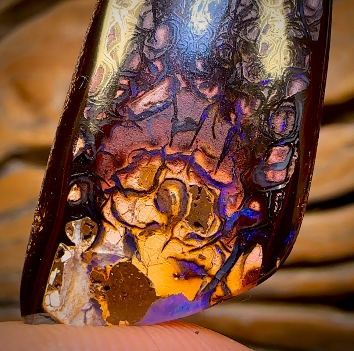 52.2cts - Tribal Yowah Nut Opal. Australian Opal