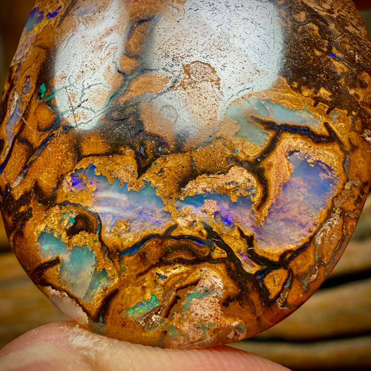 114.8cts - Tribal Queensland Boulder Opal from Yowah