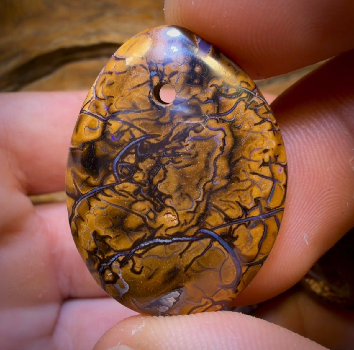 116.1cts - 3x Drilled Queensland Boulder Opals. Wholesale Parcel