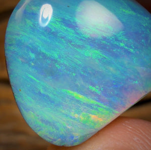 38.1cts - Best Scandinavian /Aka Ice Blue GEM Queensland Boulder Seam Opal