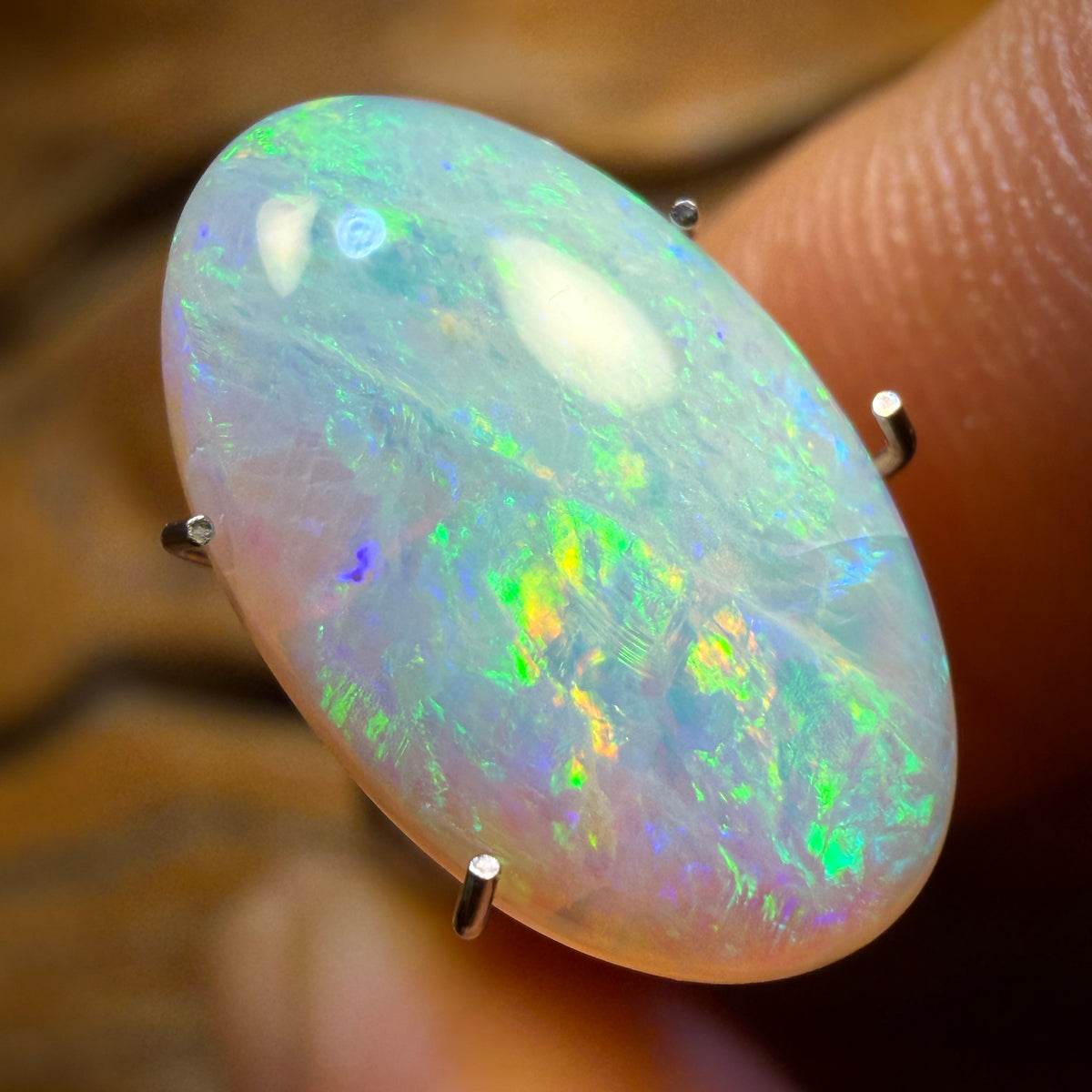 🔨 AUCTION 🔨 No Reserve 3.5cts - South Australian White Opal from Andamooka
