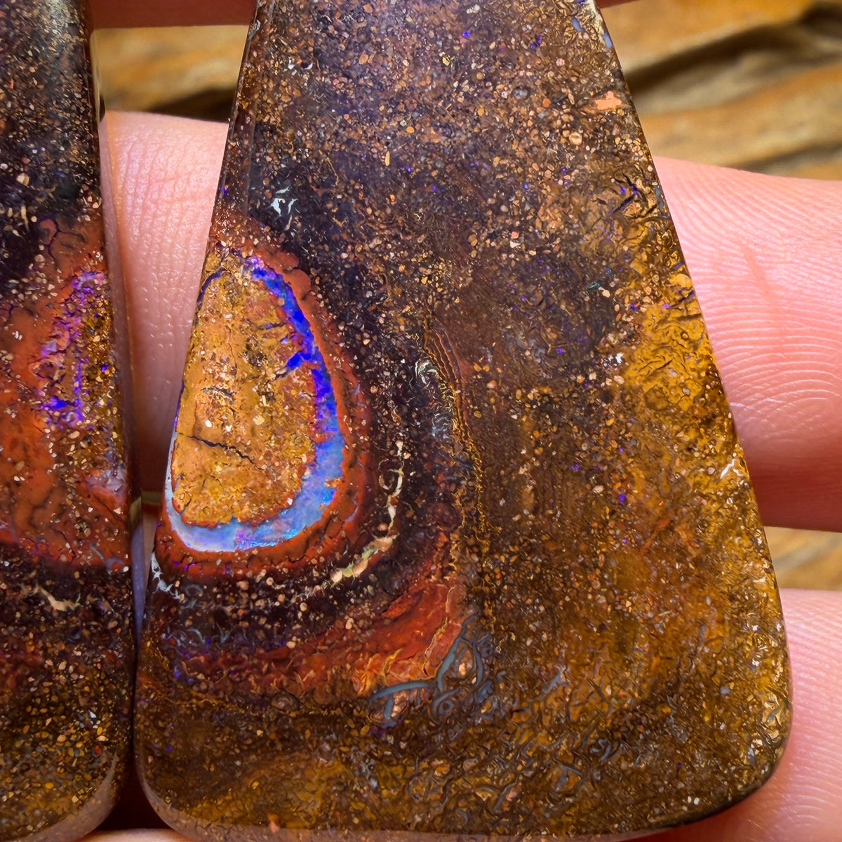117.4cts - Tribal Queensland Boulder Opal Pair